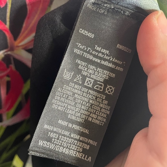 Ted Baker London Renella Mirrored Tropics Graphic Tee - Picture 5 of 6